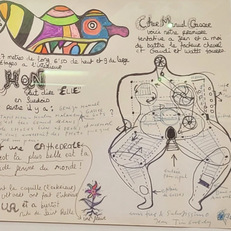 rand Palais : Exposition " Niki de Saint Phalle, Jean Tinguely, Pontus Hulton"- Ouverrture de l'expo :de Niki de St Phalleet Jean Tinguely , Pontus hulton