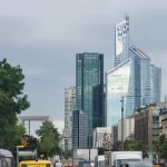 La Défense- Quartier des affaires de Paris   vu de Neuilly Sur seine- Photo Backinparis.fr