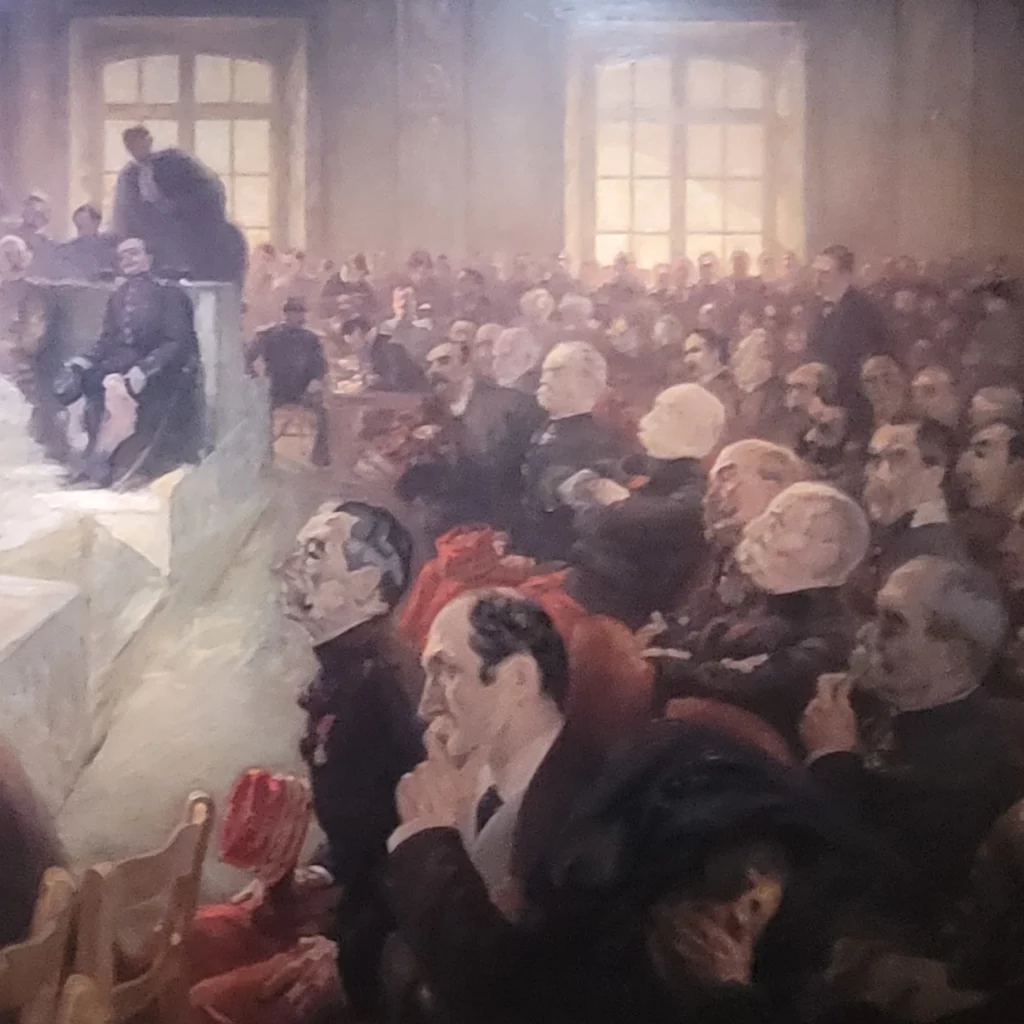 MAHJ - Alfred Dreyfus.
Photo BackinParis.
Paul Renouard-Vue d'ensemble du procès de Rennes