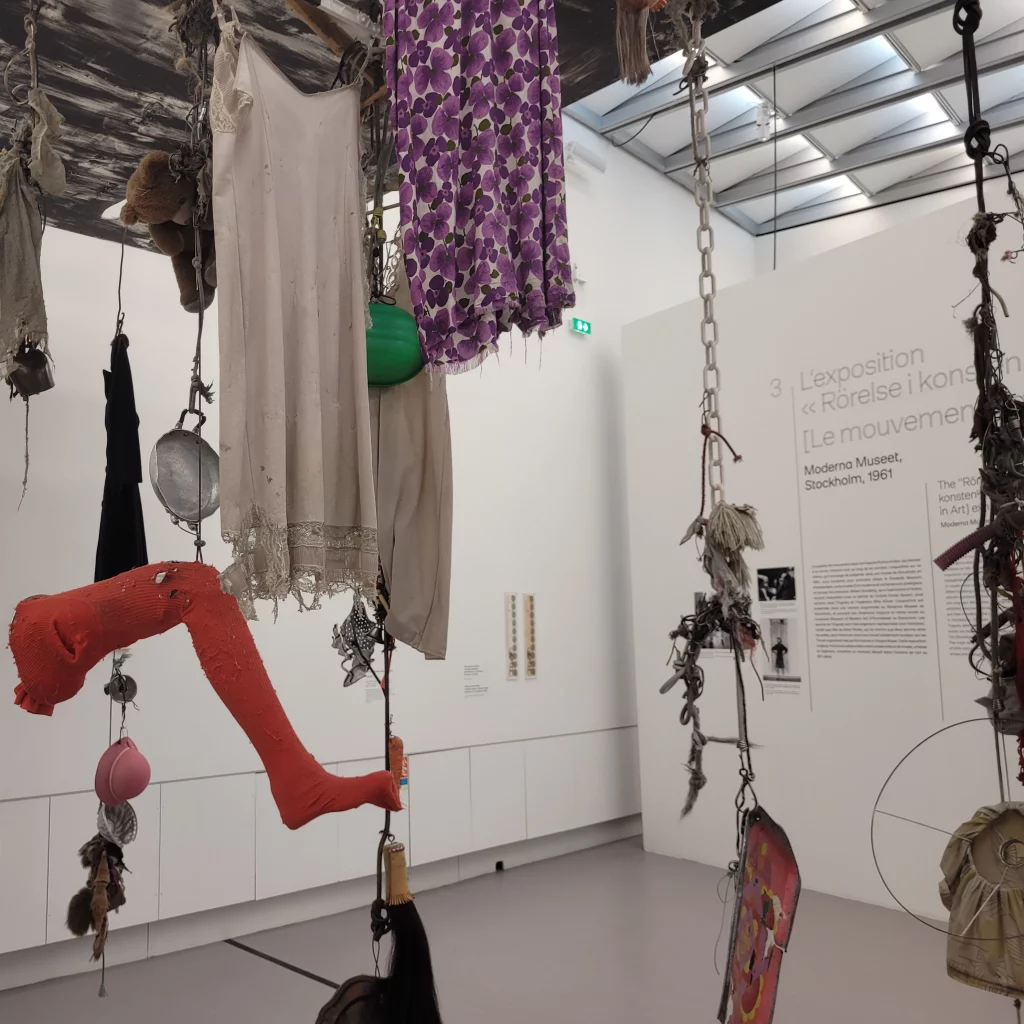 Grand Palais : Exposition " Niki de Saint Phalle, Jean Tinguely, Pontus Hulton"- Oeuvres de Niki de St Phalleet Jean Tinguely 